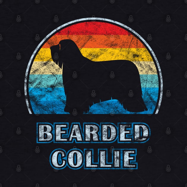 Bearded Collie Vintage Design Dog by millersye